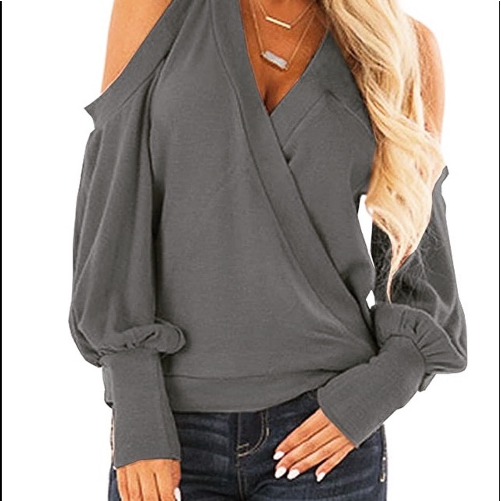 Cold shoulder sweatshirt